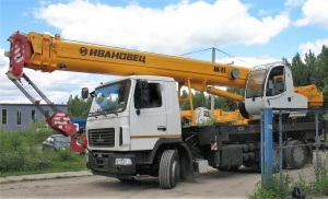 Автокран Маз 25 тонн 31 м
